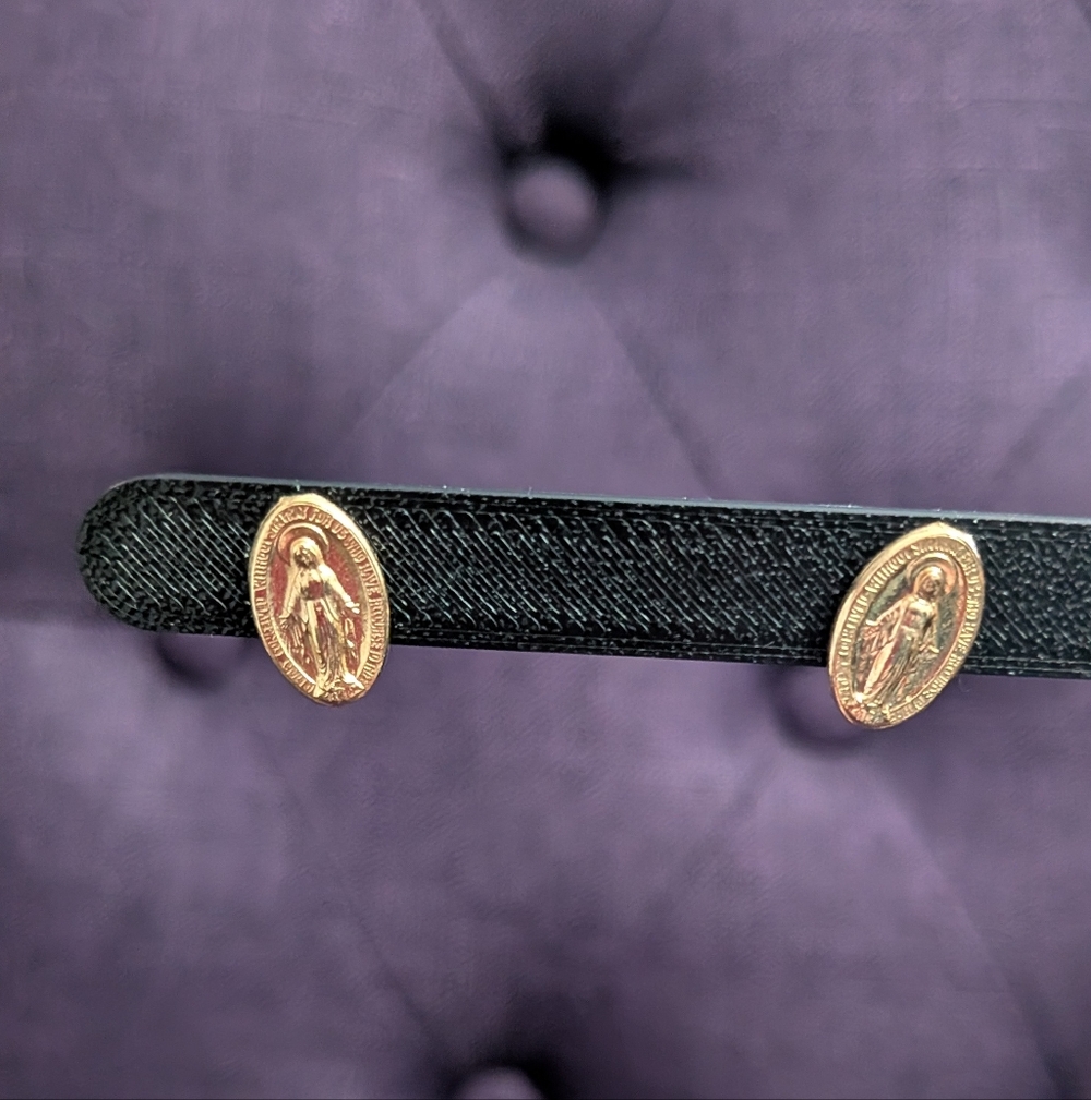 Black Belt with Gold Medallion Accents